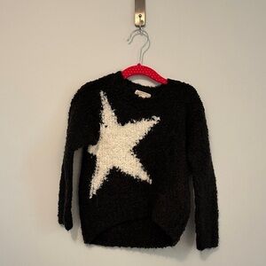 J. Crew Girls' star crewneck sweater in bubble yarn